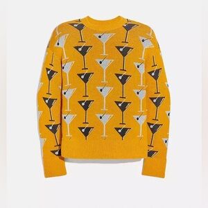 Coach Martini Crewneck Sweater M